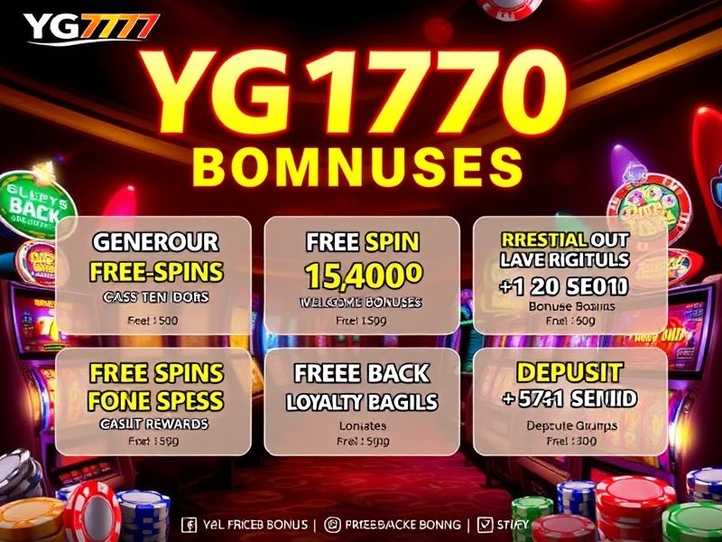 Welcome to yg777.com, the premier online gambling destination for a wide range of casino games, including slots, poker, blackjack, and live dealer sessions. Enjoy secure real-money gaming, exclusive bonuses, and 24/7 access from desktop or mobile. Join now for VIP rewards and expert-advised entertainment.